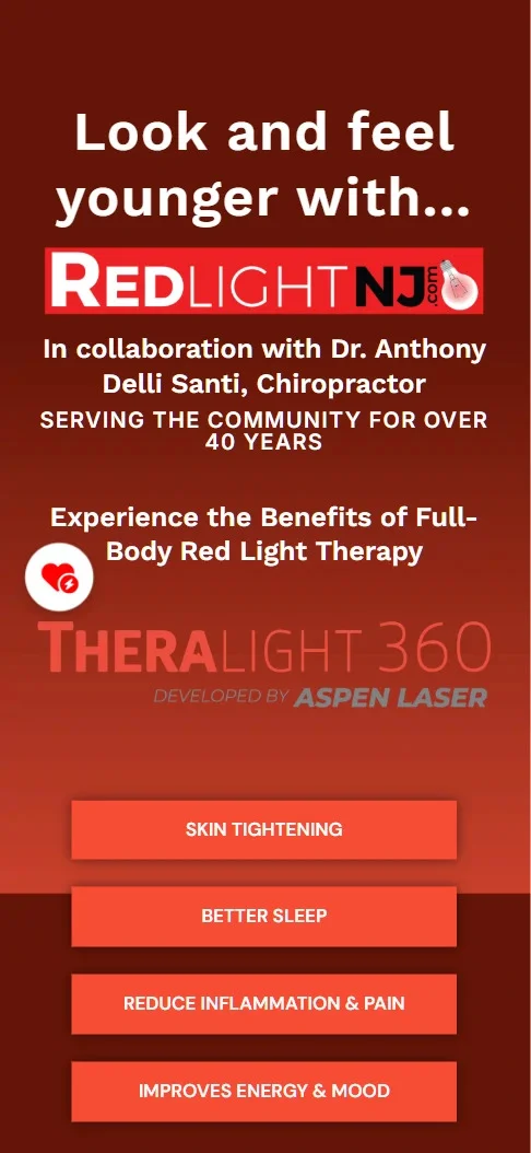 RedLight NJ — tablet view of website by AJD Digital Solutions